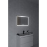 Зеркало CERSANIT LED DESIGN PRO 050 80 холодный теплый cвет часы с подсветкой прямоугольное KN-LU-LED050*80-p-Os