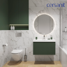 Комплект CERSANIT BRASKO SMART DPL EO slim инсталляция AQUA 40 SMART M кнопка TWINS пластик хром глянцевый LP 69318