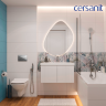 Комплект CERSANIT CARINA XL DPL EO slim инсталляция AQUA 40 SMART M кнопка CORNER пластик пластик хром 69310