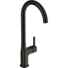Смеситель CERSANIT для кухни ELIO однорычажный, черный 68261